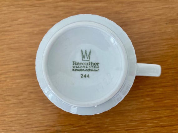 ANCIEN SERVICE À café made in germany Bavaria Bareuther waldsassen vintage EUR 162,90 - FR