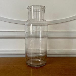 Tarro de cristal francés vintage de 2 litros para comestibles