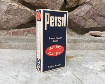 Paquet lessive PERSIL ancien French vintage laundry package