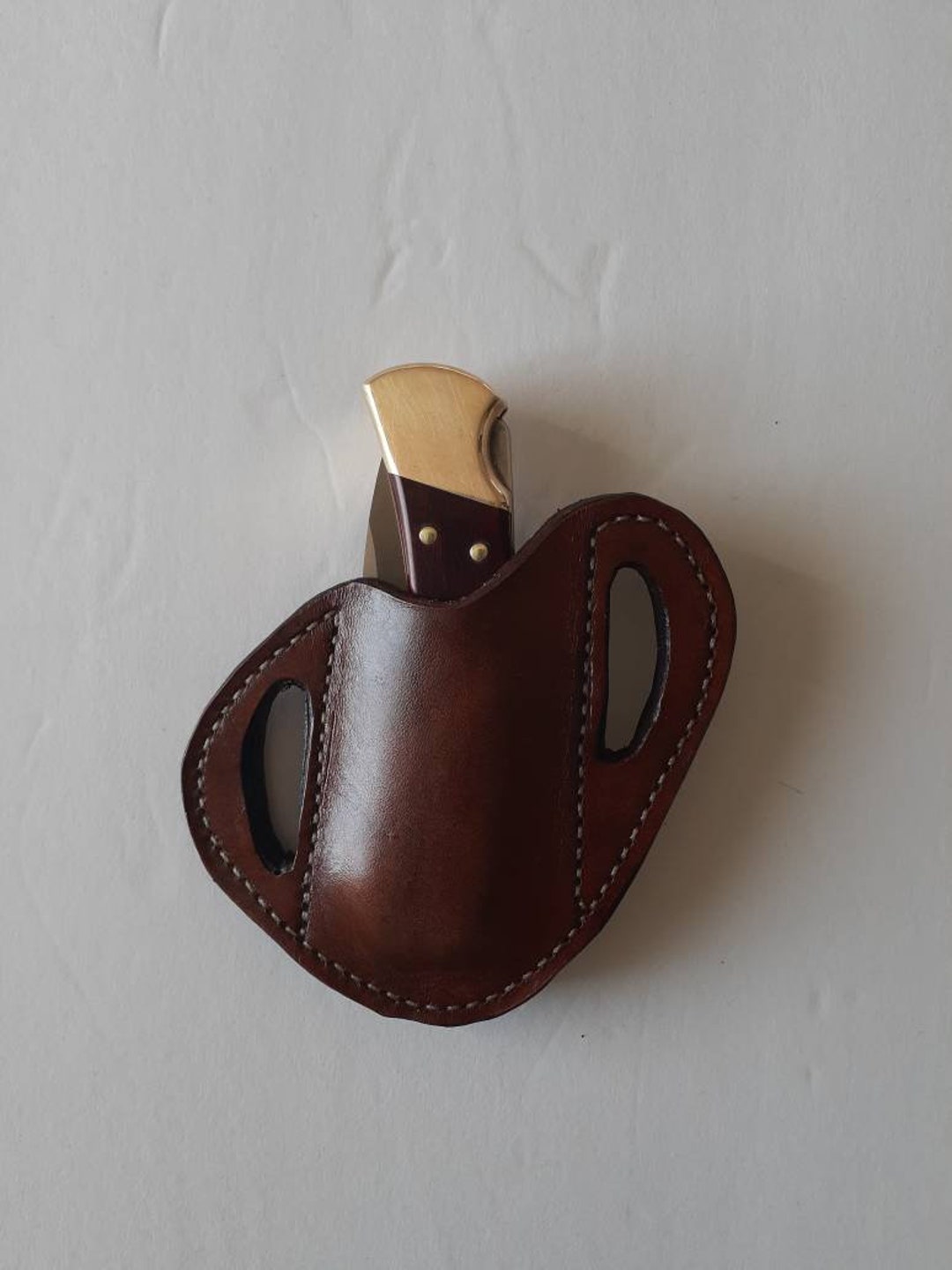 Pancake Style Knife Sheath for Buck 112, Stockman, and Trapper Style