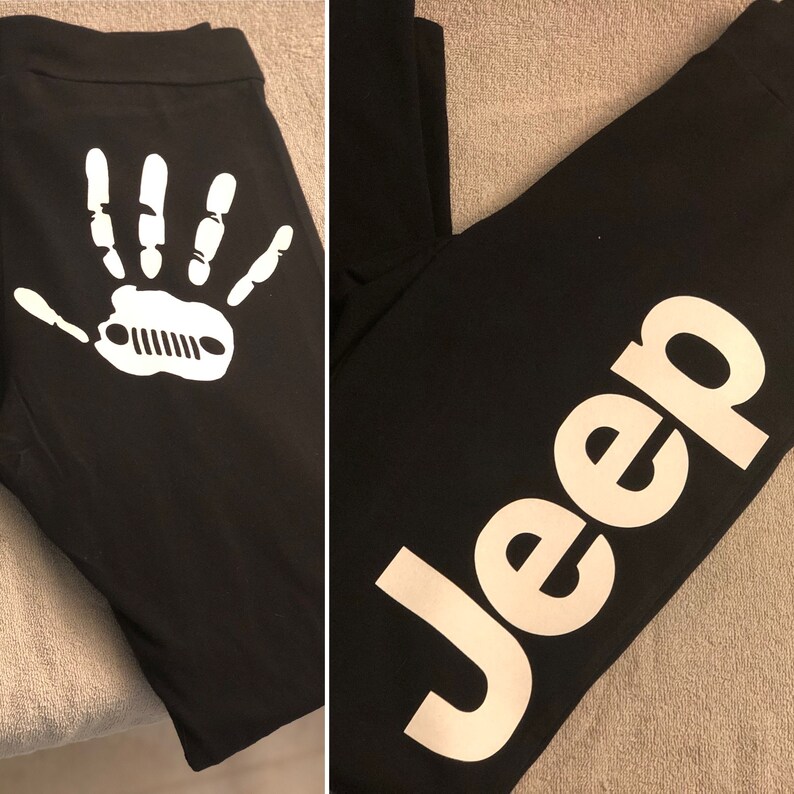 Women's Custom Jeep Leggings/ Jeep wave leggings/ Jeep/ | Etsy