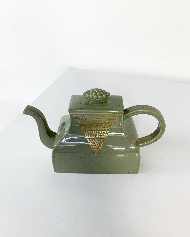 Signe Persson-Melin Teapot Rörstrand Kinesen 1980s Mid Century Porcelain Tea Pot Swedish Modern image 7