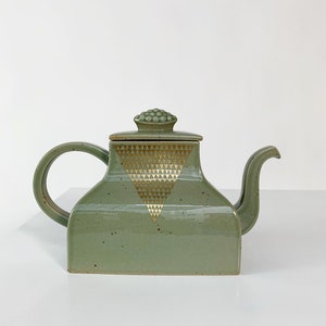Signe Persson-Melin Teapot Rörstrand Kinesen 1980s Mid Century Porcelain Tea Pot Swedish Modern image 1
