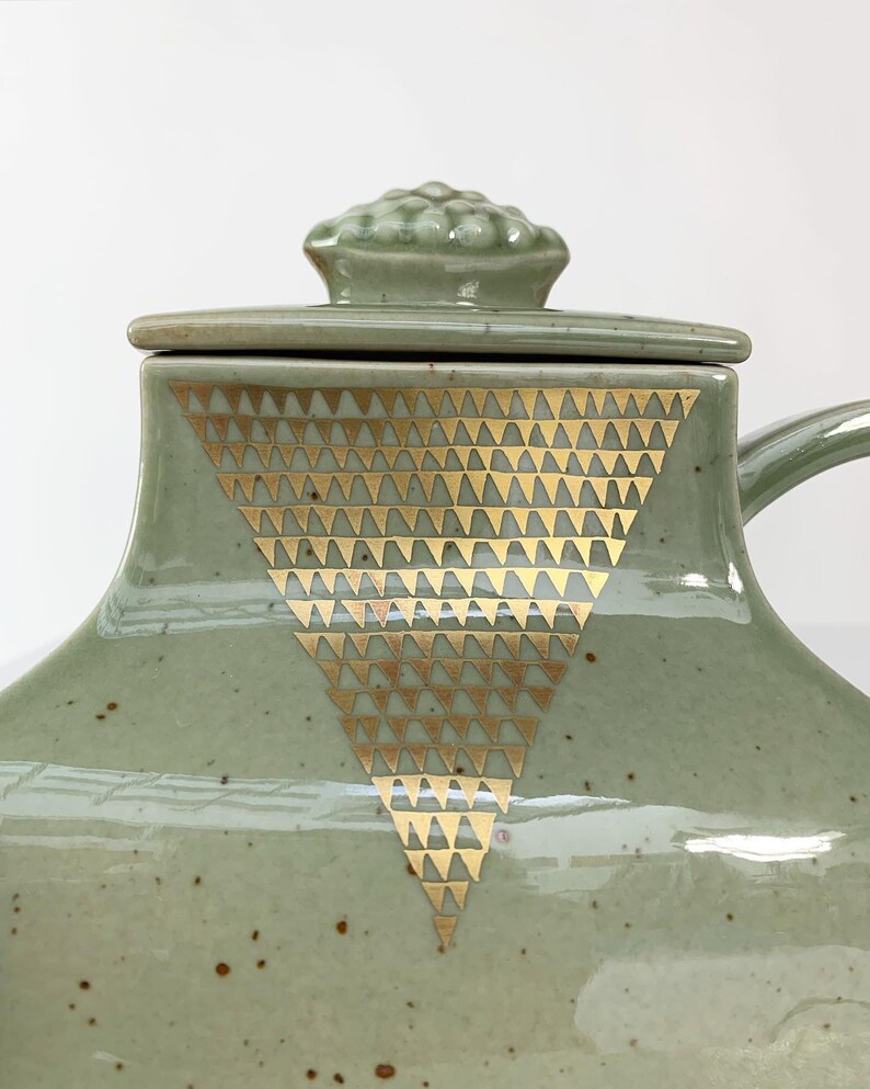 Signe Persson-Melin Teapot Rörstrand Kinesen 1980s Mid Century Porcelain Tea Pot Swedish Modern image 9