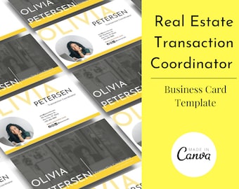 Real Estate Transaction Coordinator | Assistant Business Card