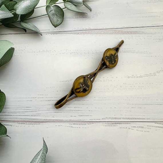 Unique handmade vintage hair clip Handmade Vintage Silverware Hair Clips–unique Repurposed  main image 4