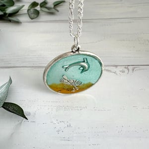Necklace for paddle boarder, SUP board jewellery, Resin pendant for surfer, Ocean themed present, Gift for beach bum, Stand up paddle gift