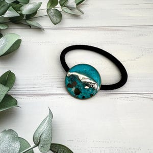 Seal Hair Tie: Handmade Ocean Resin Hair Bobble