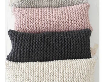 chunky knit pillow etsy
