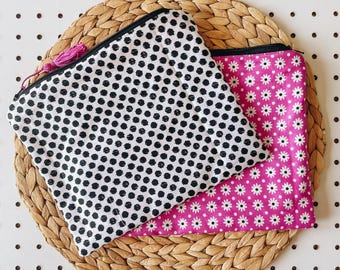 Handmade Cotton Zipper Pouch