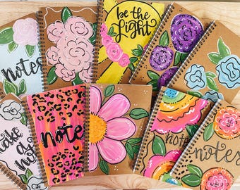 Handpainted journal | Personalized Teacher Gift | custom gifts | Bible journal