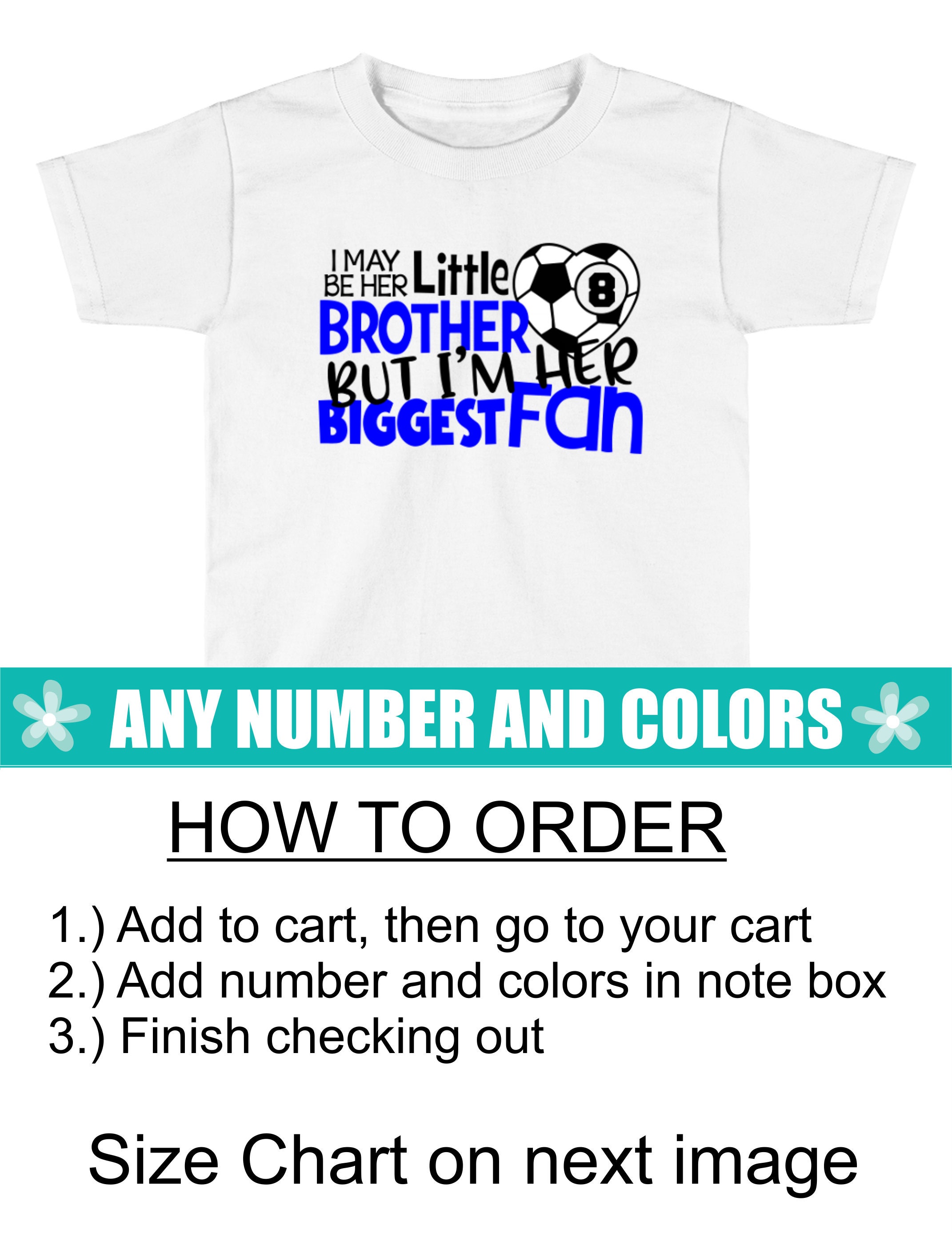 Soccer Shirt for Boys / Her Little Brother Soccer Shirt / Etsy