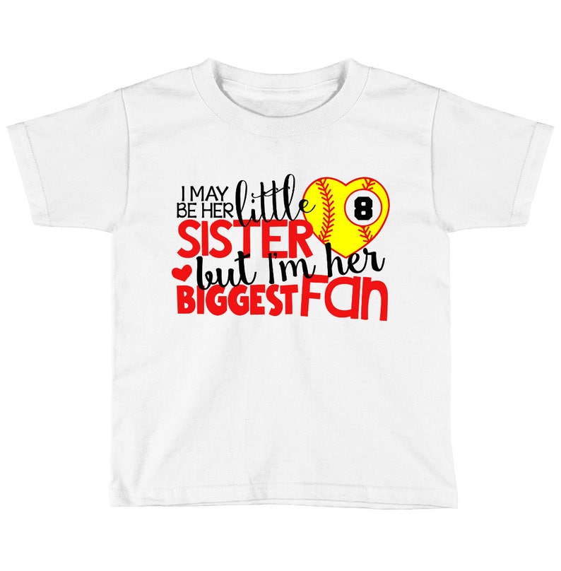Softball Shirt for Sisters Softball Shirt for Siblings I | Etsy