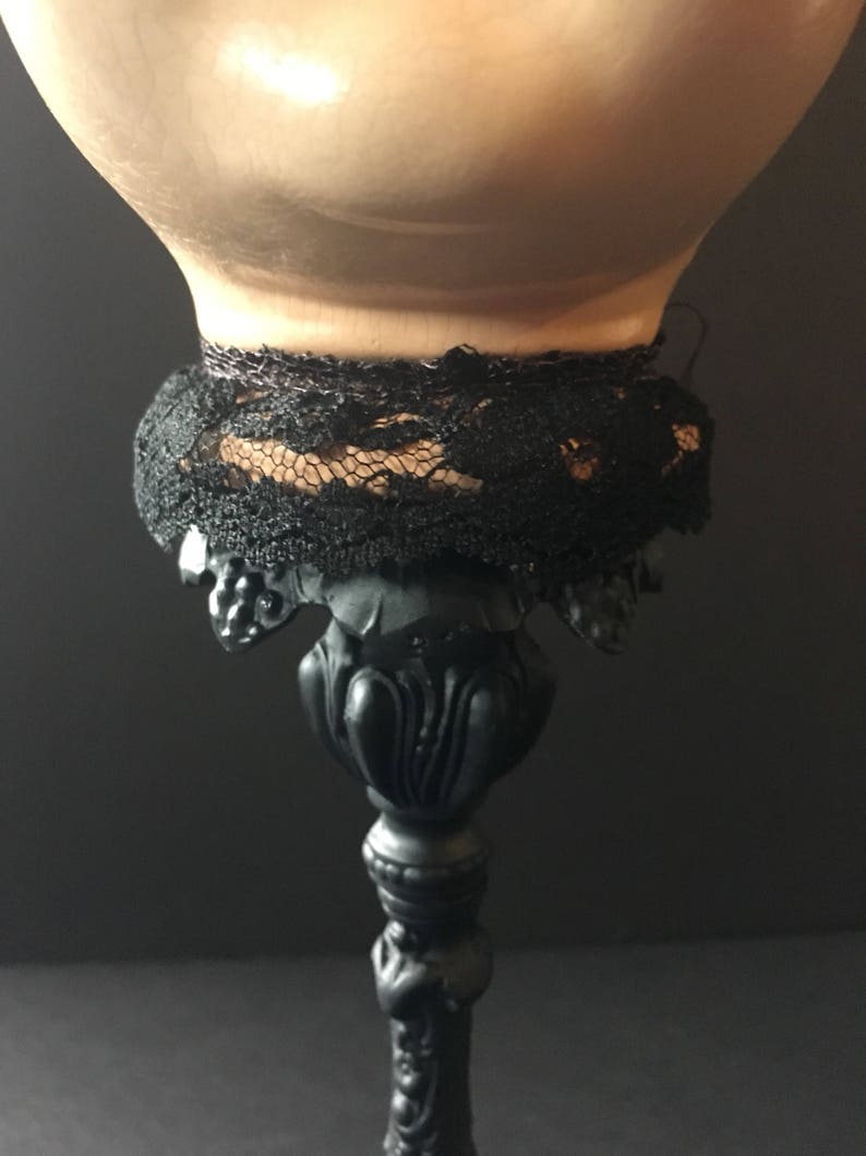 DOLL HEAD LAMP Doll Head Light Gothic Home Decor Goth Lamp Etsy