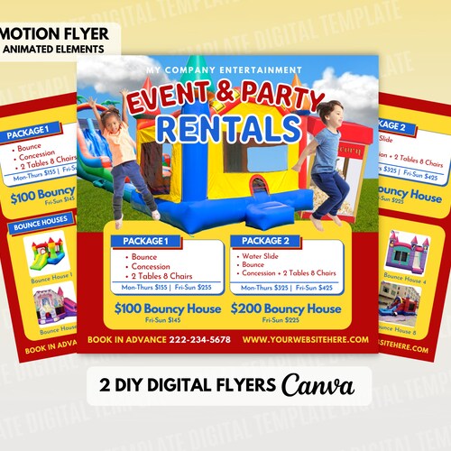 ANIMATED PARTY FLYER Bouncy House Flyer Bounce House Flyer - Etsy UK ANIMATED PARTY FLYER Bouncy House Flyer Bounce House Flyer - Etsy UK