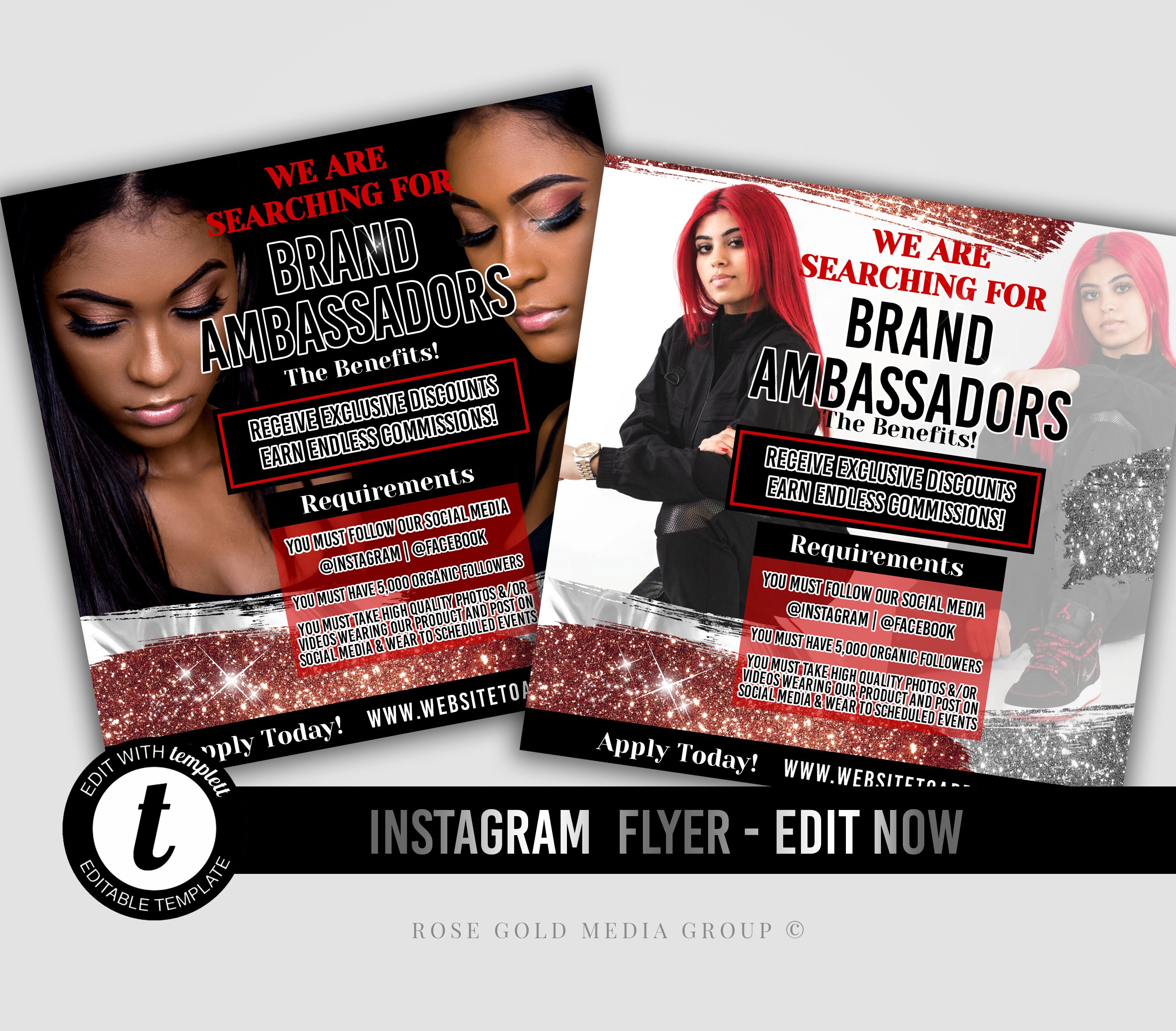 Brand Ambassador Flyer Hair Flyer Lash Flyer Accessory Etsy