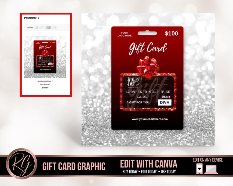 Gift Card Holiday Gift Card Shopify Gift Card Product Wix