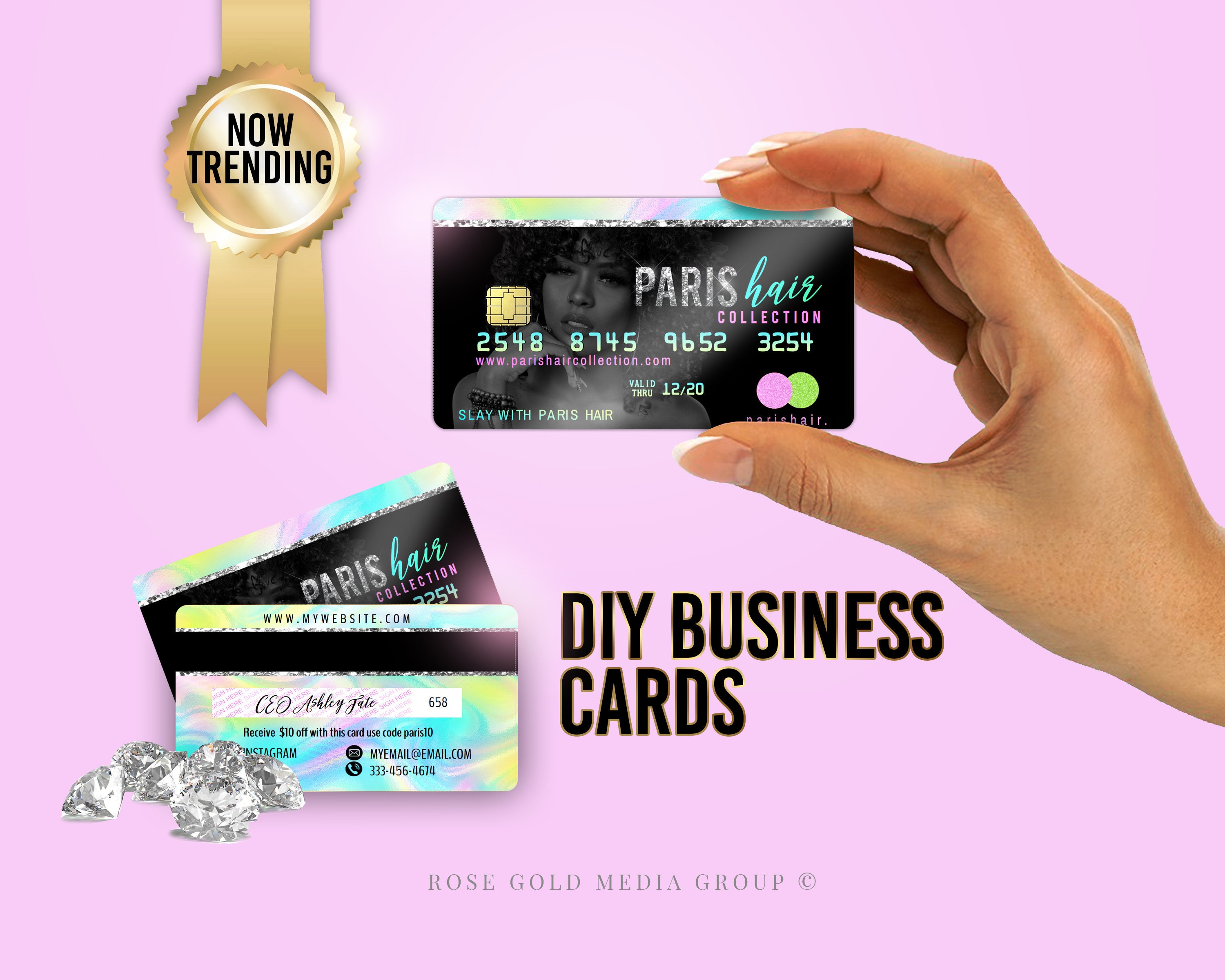 Business Card PVC Card Credit Card Plastic Card Business Etsy