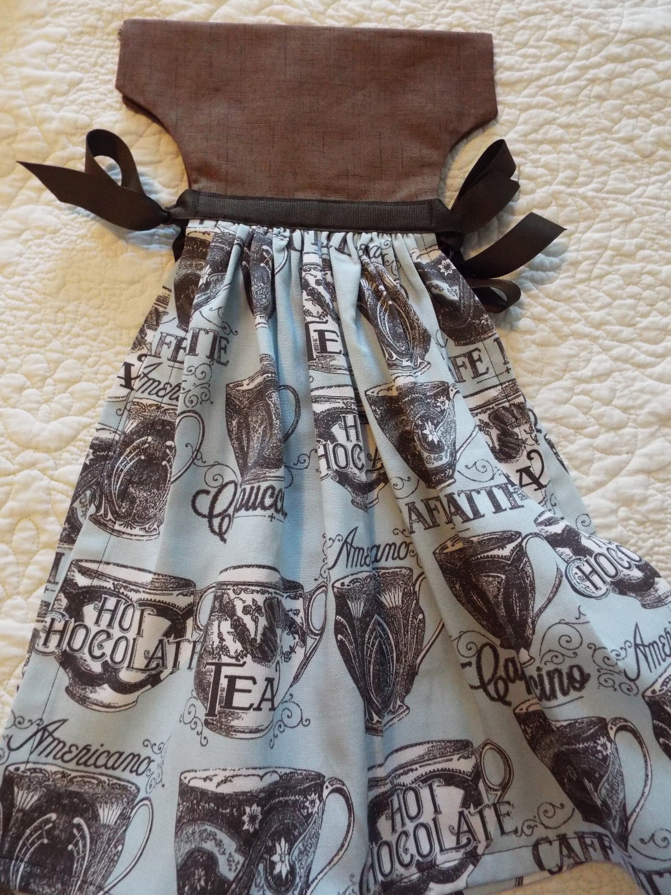 Cafe Latte Dress with collar and drawsting waist - Red main image 1