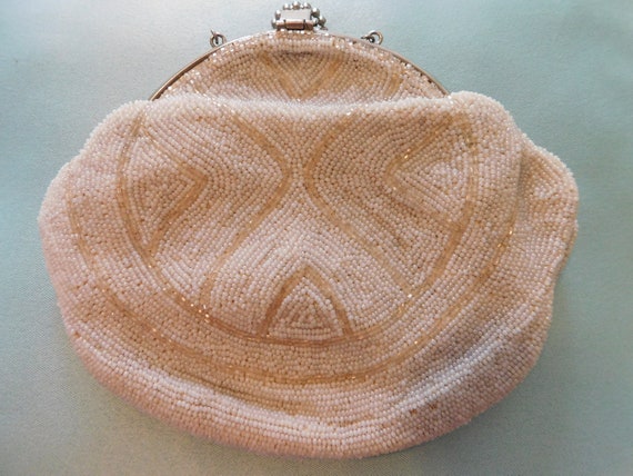 Vintage Antique Beaded French Purse Purses Hand B… - image 5