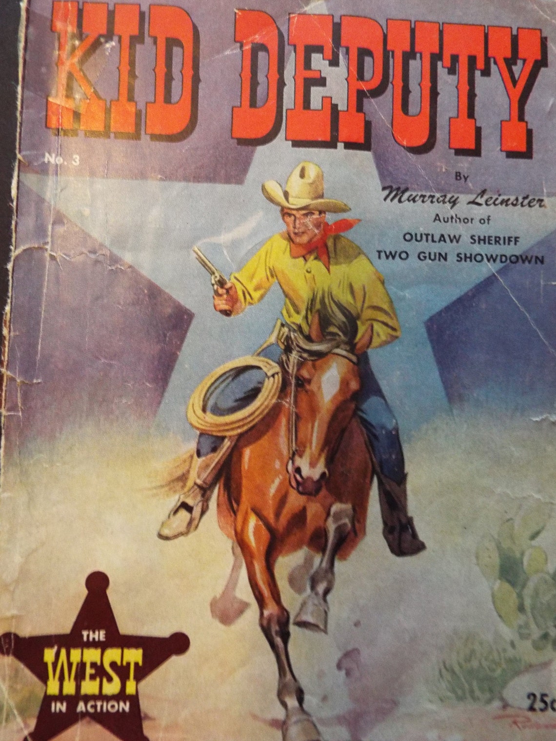 Vintage 1950’s Western Cowboy Book Covers Matted for - Etsy