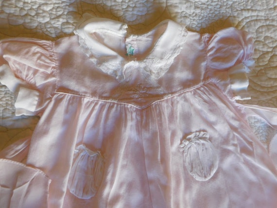 Vintage 1950's Hand Made Baby Toddler's Dress by … - image 2