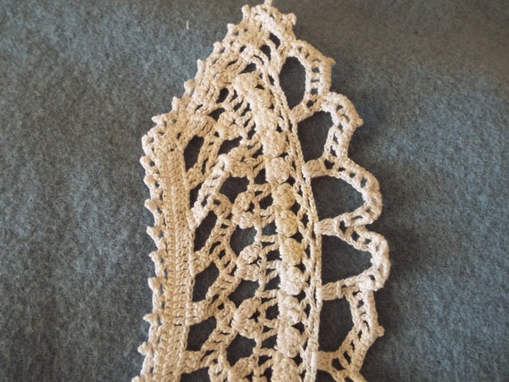 Vintage 1930's 1940's cotton Hand Crocheted Ladie… - image 4