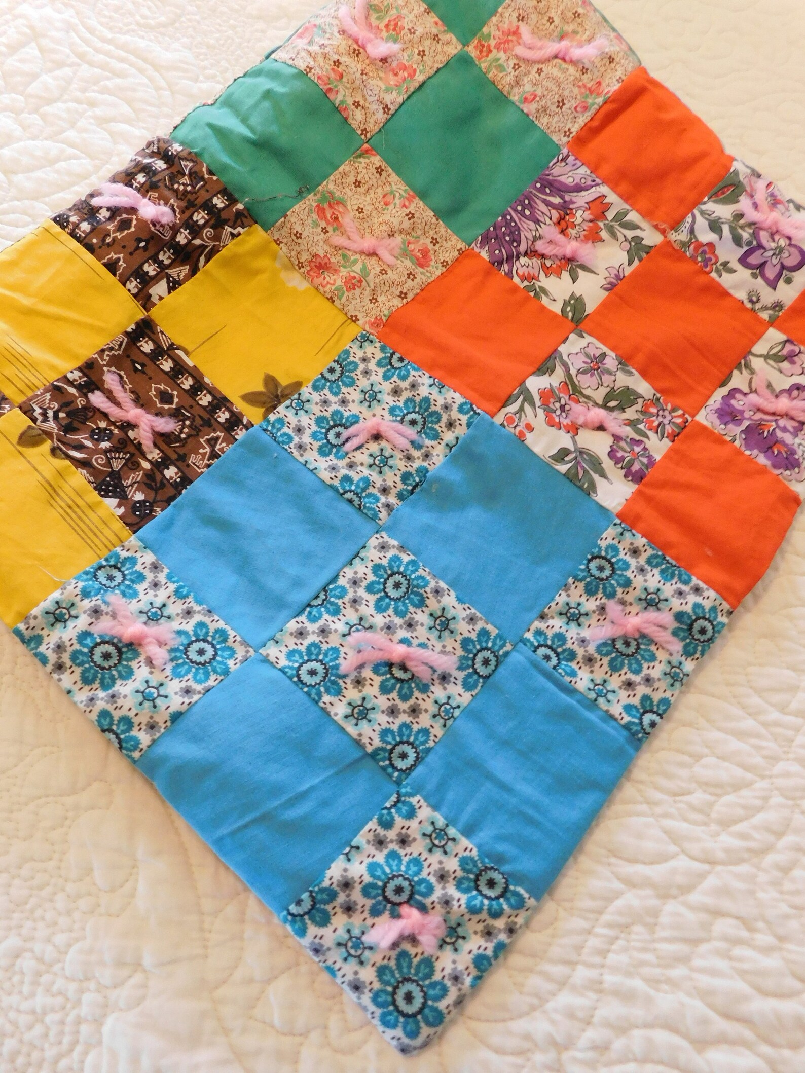 Vintage Baby Quilt Flour Sack Quilts and Humpty Dumpty Little Etsy