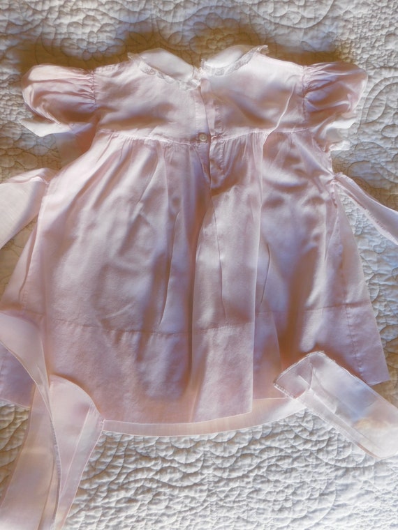 Vintage 1950's Hand Made Baby Toddler's Dress by … - image 7