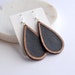 see more listings in the Wood + Leather Earrings section
