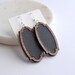 see more listings in the Wood + Leather Earrings section