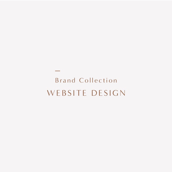 The Brand Collection - Custom Squarespace Website Design, Custom Website Design, Blog Website Design, Website Branding, Ecommerce Website