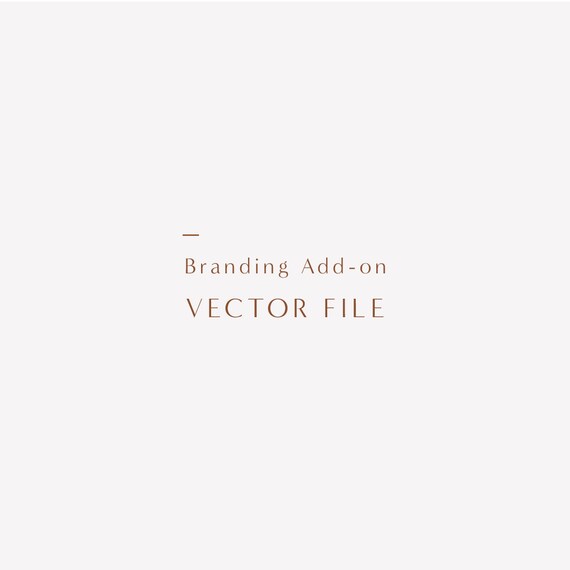 vector file add on vector file custom logo premade logo etsy etsy