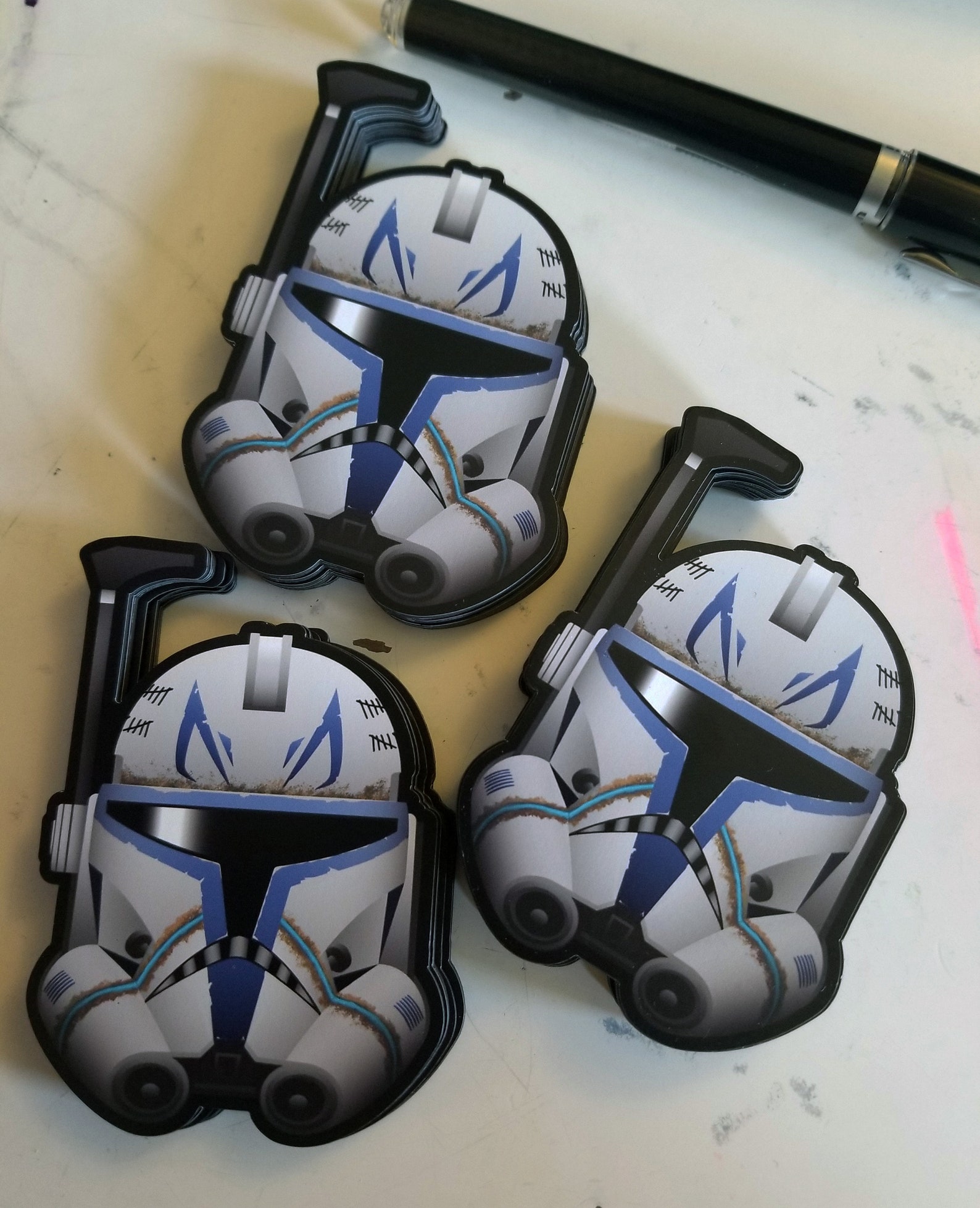 Captain Rex Magnet Clone Wars Clone Trooper Helmet | Etsy