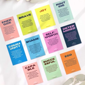 Afirmações de Ecos de Empoderamento - Baralho de Cartas Digitais