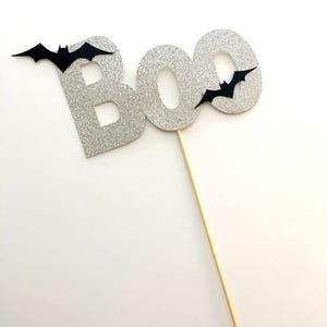 Boo Cake Topper, Halloween Cake Topper, Halloween Party Decoration image 4