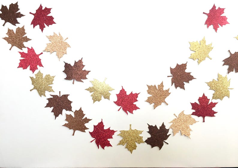 Maple Leaf Garland - Etsy
