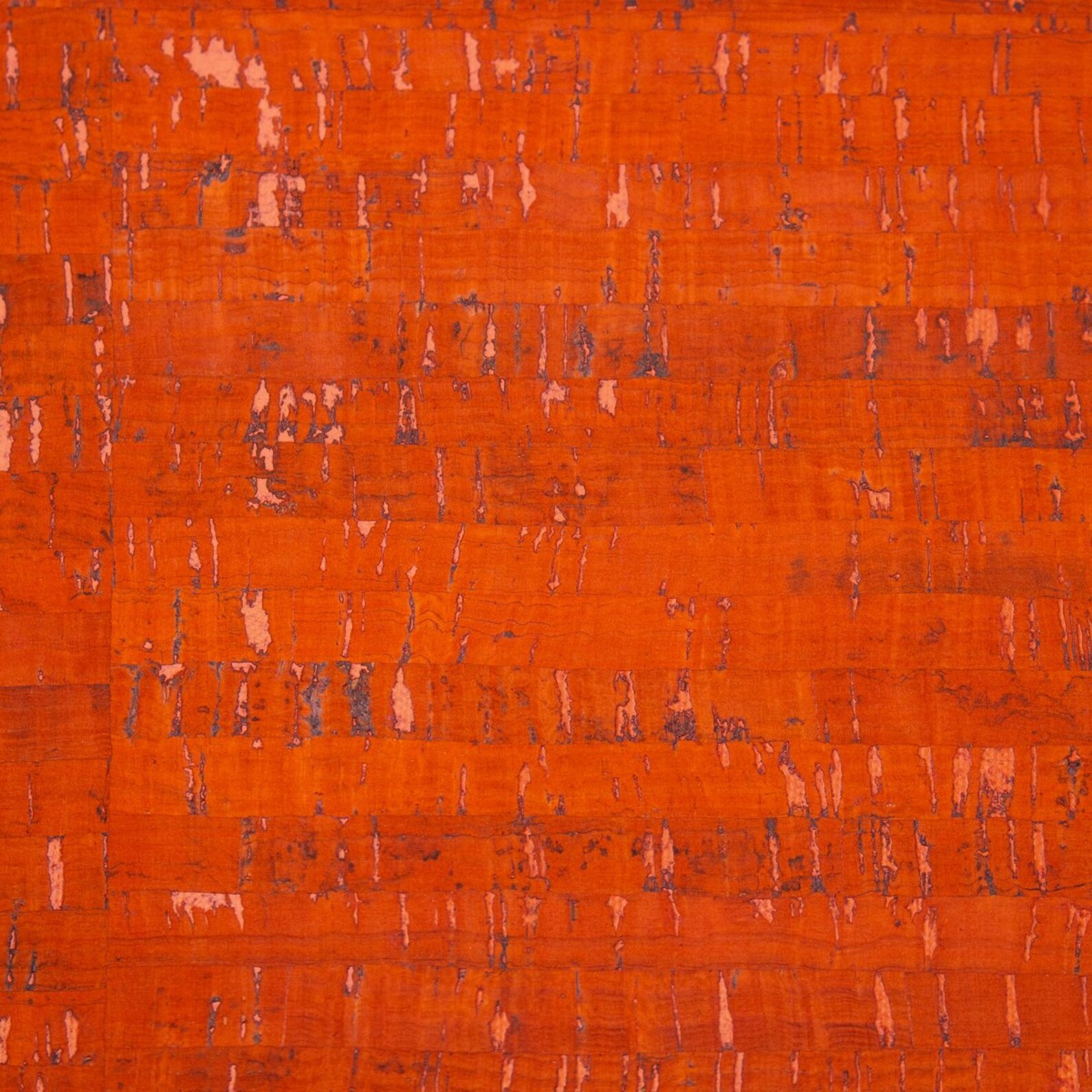 Orange cork fabric eco cork textile sheet Portuguese COF335 Etsy