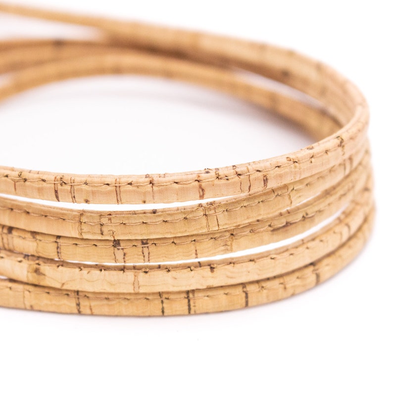 5mm Flat Natural Cork Cork Cord Portuguese Cork Wholesale Etsy