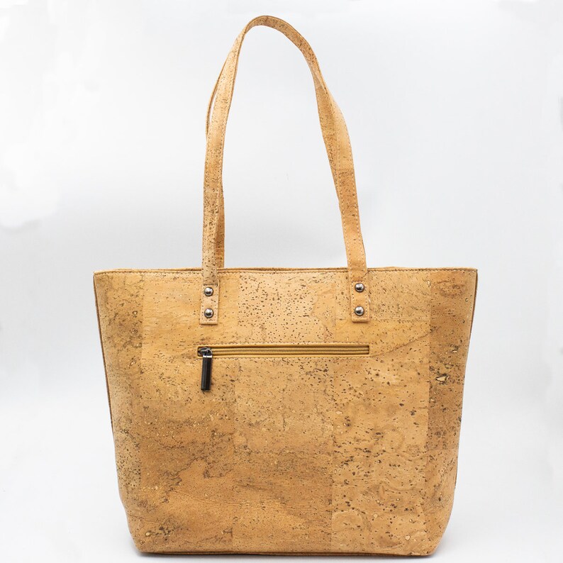 Cork bags cork handbag for women Natural cork with Squared pattern grain Handmade original cork bag BAG-319-C