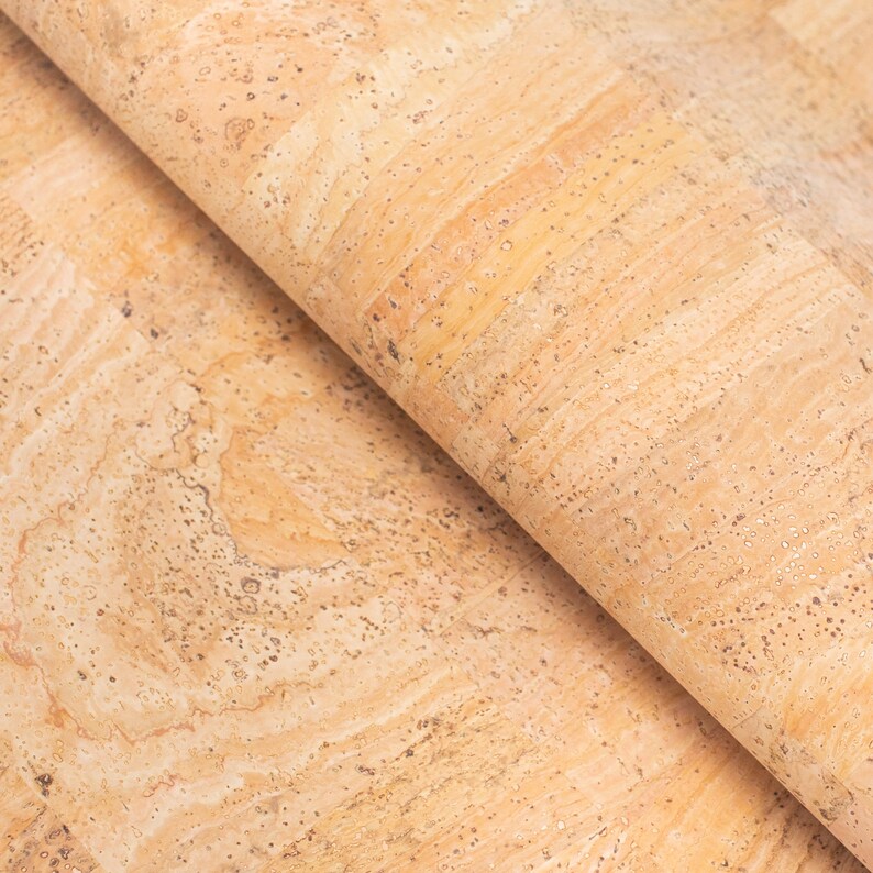 Natural Cork Fabric Portuguese Cork Leather COF180 Etsy