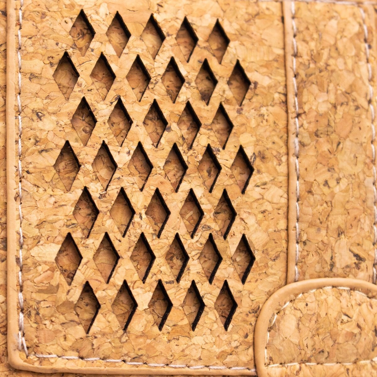 Cork laser cutting with Colorful Textile women backpack Etsy