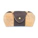 Cork Glasses Case Lined with Vegan Leather  hard eye glasses case  wooden glasses case L-559 