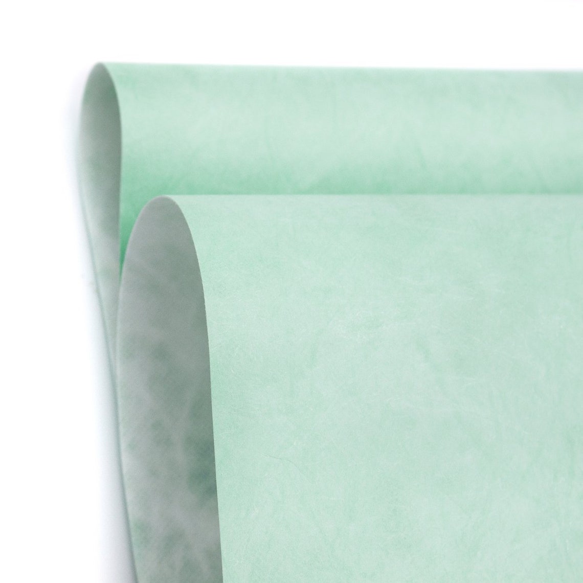 Light Green Washable Paper Fabric Kraft Paper 100x100cm PAF26 Etsy
