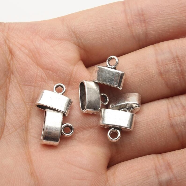 for keychian  earring end antique silver jewelry supplies jewelry finding D-6-117 20Pcs for 3mm round leather ends 10x3mm