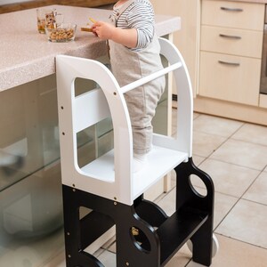 Taburete de cocina para niños pequeños/mesa y taburete todo en uno imagen 9