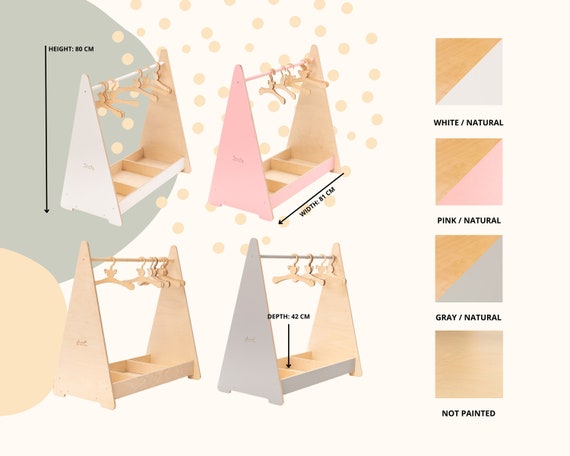 Children's Clothing Organizer: Kids Closet & Dress up Storage