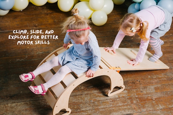 Climb, Slide, Swing | Creativity and Holistic Development for Kids-Rainbow Swing Set