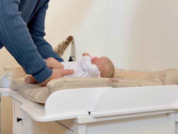 Baby Changing Station Upgrade: Changing Pad, Changing Table Mat, Diaper Bag, Storage Basket, and More