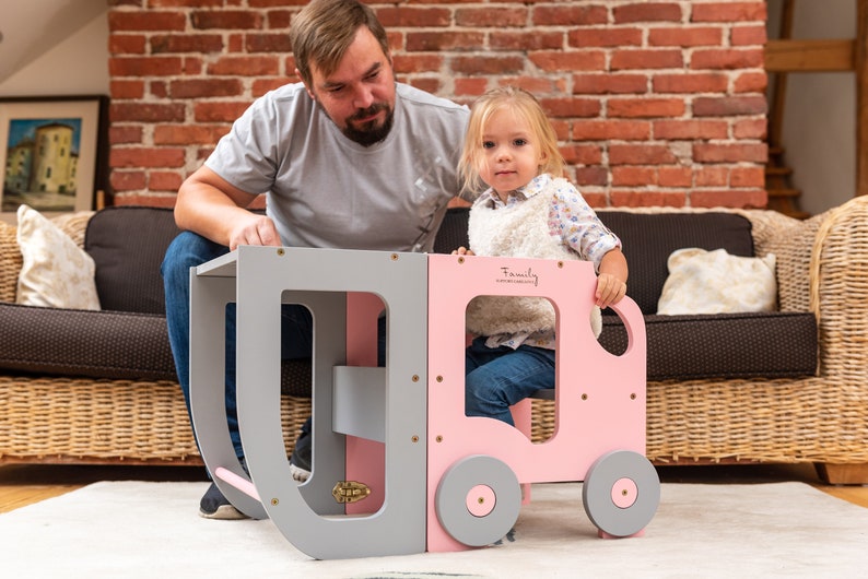 Taburete de cocina para niños pequeños/mesa y taburete todo en uno imagen 8